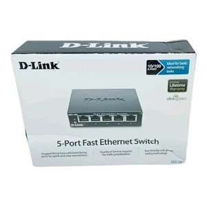 Interruptor externo de 5 puertos D-Link DES (DES-105) - Imagen 1 de 7