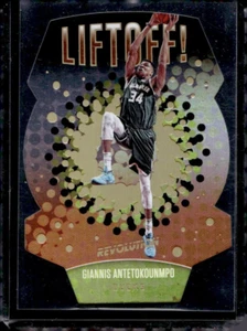 ¡Despegue Panini Revolution 2017-18! #6 Giannis Antetokounmpo Troquelado Inserto Bucks - Imagen 1 de 2