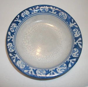 Dedham Pottery Arts Crafts Era Massachusetts Rabbit Bowl Signed Vintage Old - Picture 1 of 10