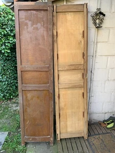 Panneaux latéraux de penderie, armoire ancien Pichpin? Chêne ? 204cm x48,5 x 6 - Afbeelding 1 van 8