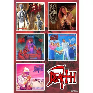 Paquete de portadas de álbumes de Death Band - ¡Human Vivus! Lepra Scream Bloody Gore - Imagen 1 de 1