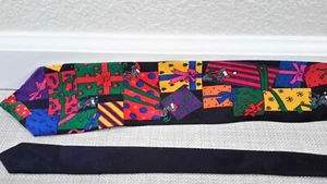 Vintage Surrey Men’s Christmas X-Mas Theme Tie Necktie Mouse Santa Gifts 58” - Picture 1 of 9