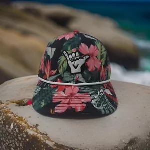Cappello Callaway Hawaii Exotic Bloom '25 nero e verde - Foto 1 di 1