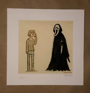 Scream Ghost Face Scott C Campbell Great Showdowns Print S/N x/411 Horror Rare! - Picture 1 of 1