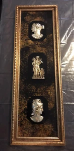 Vintage Turner Wandzubehör klassische geprägte Figur Kunst 2506 Figuren Köpfe - Bild 1 von 6