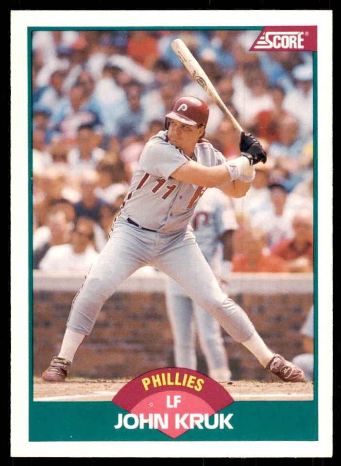 1989 Score Rookie & Traded: John Kruk Philadelphia Phillies #70T - Image 1 of 2