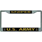 sniper armée sniper sceau militaire logo plaque d'immatriculation cadre de plaque d'immatriculation fabriqué aux États-