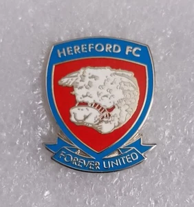 HEREFORD FC CLUB CREST LAPEL BADGE BR* - Picture 1 of 1
