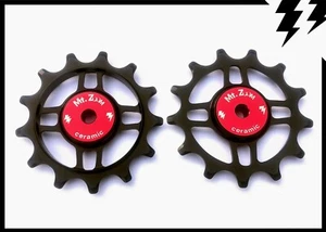 Mt ZOOM 13t ceramic bearing Shimano 12 speed jockey wheels / pulleys  - Picture 1 of 2