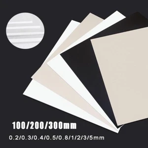 PVC Sheet Hard Plastic Plate | 0.2/0.3/0.4/0.5/1/3/4/5mm Thick | 100/200/300mm - Picture 1 of 11