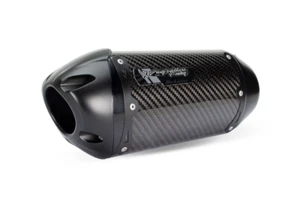 2021-2024 Ninja ZX10R Two Brothers S1R Black Carbon Fiber Slip On Exhaust - Picture 1 of 1