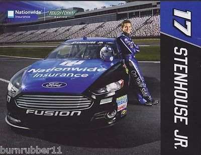 Ricky Stenhouse Jr 2014 "Nationwide Ins." #17 NASCAR SPRINT CUP SERIE POSTAL Foto 1 de 2