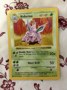 Nidorino 37/102 Pokemon TCG 1999 - Bild 1 von 2
