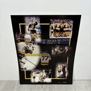 Ray Bourque Boston Bruins 14"x11" foto capitano /1.340 cimeli uomo grotta - Foto 1 di 7