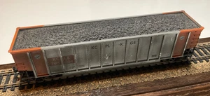 Walthers HO KCPL-KGE KCLX 795004 Bethgon Coalporter tramoggia con carico personalizzato sciolto - Foto 1 di 6