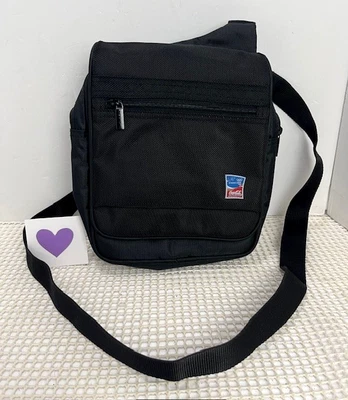 Vintage Coke Coca Cola Messenger Bag Black Adjustable Strap Athens 2004 - Image 1 of 4