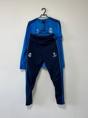 Real Madrid 2015/16 Football Track Suit Soccer Set Jacket Adidas Pants Mens sz S - Image 1 of 4