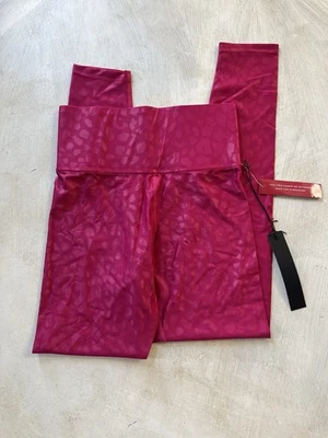 NWT Carbon 38 High Rise Leopard Takara Shine Leggings, XS, Pink - Image 1 of 4