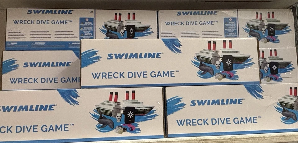 Swimline 18" Naufragio con Tesoro Hundido Piscina Juego de Buceo / Caja Nueva  Foto 1 de 1