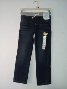 Cat & Jack Girl Jeans Denim Pant Sz 5T Straight Stretch Flexible Drawstring - Picture 1 of 3
