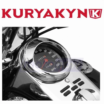 Kuryakyn Speedometer Trim Ring with Visor for 2006-2018 Harley Davidson FLHX cp - Image 1 of 4