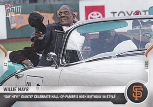 2021 Topps Now Willie Mays 90th Birthday Celebrated In Style By The SF GIANTS - Bild 1 von 2