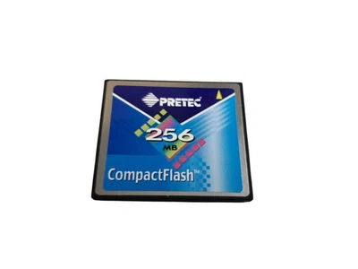 Used Original Pretec 256MB industrial CompactFlash CF Memory Card ACH256-P - Image 1 of 2