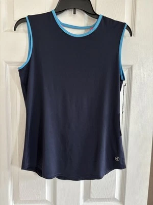 Top deportivo sin mangas Jofit tenis pickleball elástico azul laguna S nuevo con etiquetas Upf 50 Foto 1 de 4