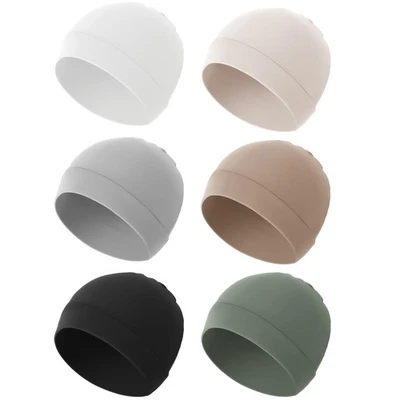 6-Pack Baby Beanie Hats for Newborns, Soft Infant Caps for Boys & Girls, 0-6 ... - Image 1 of 4
