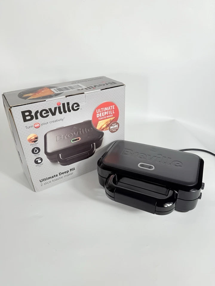 Breville VST082 Ultimate Deep Fill Toastie Maker -Black 2 Slice Sandwich Toaster - Image 1 of 2