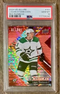 Logan STANKOVEN Allure RED RAINBOW Rookie PSA 10 GEM💎NHL Upper Deck RC📈POP 3 - Picture 1 of 4