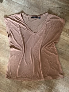 Vero Moda   - Kurzarm T-Shirt - braun -  Gr.  M  - NEUWERTIG - Bild 1 von 3