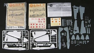 ¡KITS EMBOLSADOS TRES (3) modelos Airfix y Mikro 1/72 ILYUSHIN IL-2M STORMOVIK!! - Imagen 1 de 1