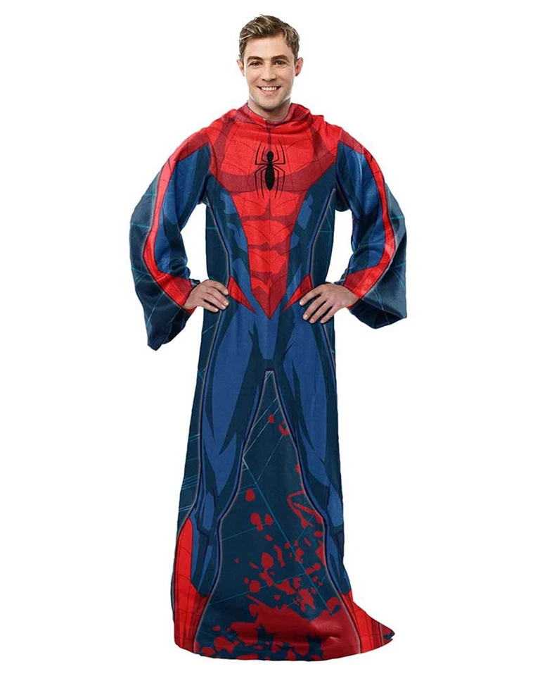 Northwest Spider-Man Spidey Webs Adulto Tacto de Seda Cómoda Manta con Foto 1 de 4