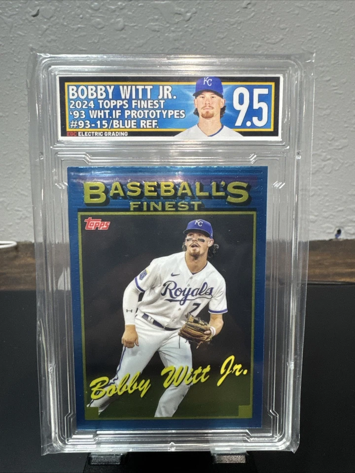 2024 Finest What If…1993 PrototypesBlue Refractor /99 Bobby Witt Jr Electric 9.5 - Image 1 of 4