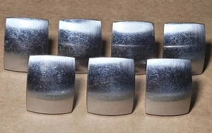 7 Hickory Hardware Raleigh 1-3/8-in Satin Nickel Rectangular Cabinet Knob - Picture 1 of 5