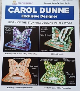 Kit de 5 tarjetas y sobres caballete mariposa Carol Dunne A4 hojas NUEVO - PARA LIMPIAR - Imagen 1 de 13