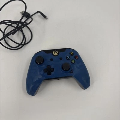 Pdp Blue Camo Wired Controller for Xbox One - Image 1 of 4