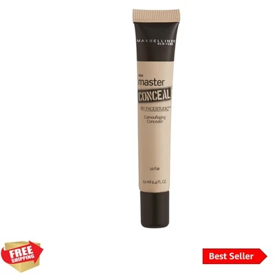Maquillaje oculto maestro de cobertura completa, tono justo - 0,4 fl. oz. para todo tipo de piel Foto 1 de 4