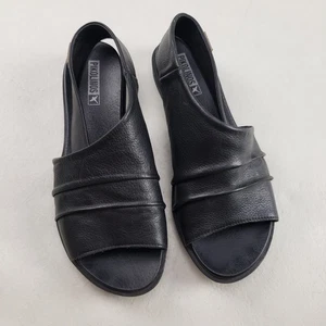 Pikolinos Antillas Slingback Sandale Damen 8,5 EU 39 Schwarz Leder Slipper Riemchen - Bild 1 von 11