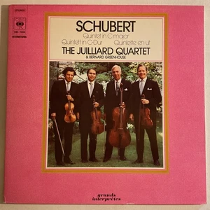 JUILLIARD QUARTET Schubert Quintet N/Mint Of C Major 1970s CBS 76268 LP - Picture 1 of 2