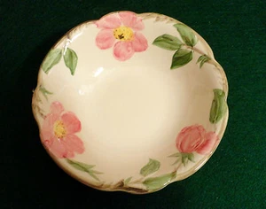 Ciotola cereali vintage 1958-60 marca Franciscan Desert Rose 5 7/8" coupè - Foto 1 di 3
