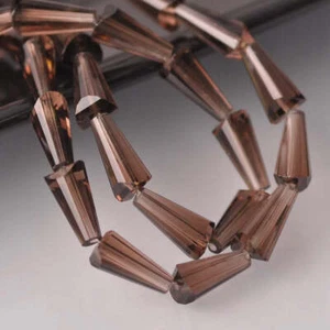 12x6mm Crystal Cone Beads - Picture 1 of 17