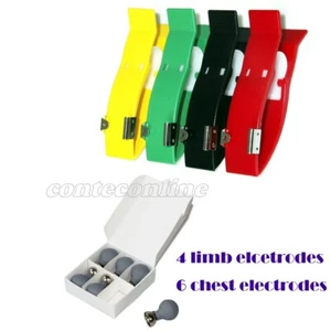 Adult ECG Chest Cup Suction Bulb& Limb Leg Clamp EKG Electrodes 4.0 Single - Picture 1 of 3