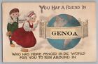 Genoa Illinois Il Dutch Children Fenced In World Postcard 1915