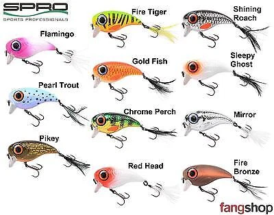 Spro Fat Iris Crankbait Wobbler Hecht Barsch Rapfen Raubfischköder 6cm 8cm NEU - Bild 1 von 1
