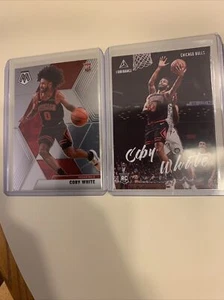 2019-20 Panini Mosaic Coby White Base Rookie & Luminance RC Chicago Bulls - Picture 1 of 6