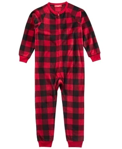 Family PJs Buffalo Check Matching One-Piece Christmas Pajamas - 4-5 XS #5756 - Picture 1 of 2