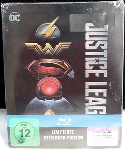 BLU RAY STEELBOOK ** JUSTICE  LEAG ,LIMITIERTE STEELBOOK AUSGABE ** NEU + OVP ** - Bild 1 von 1