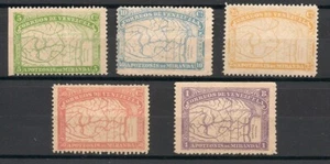 Estampillas Venezuela 1896 Conmemoración General Miranda MLH - Imagen 1 de 1
